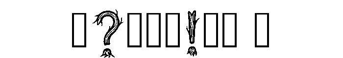 Iris Regular Font OTHER CHARS