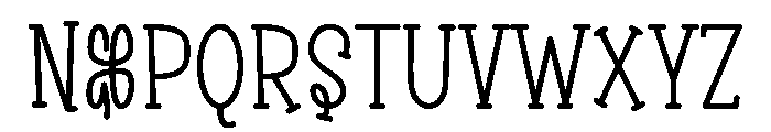 Irish Jollie Font UPPERCASE