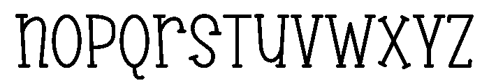 Irish Jollie Font LOWERCASE