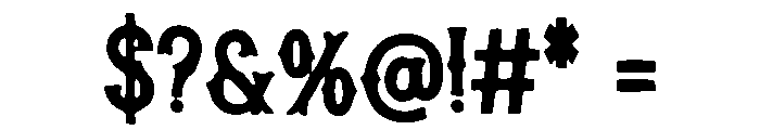 Iron_Finch Font OTHER CHARS