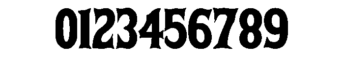 Iron Outlaw Font OTHER CHARS