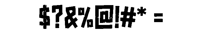 Iron Rift Font OTHER CHARS