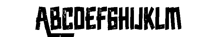 Iron Rift Font UPPERCASE