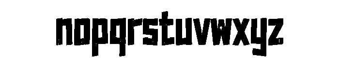 Iron Rift Font LOWERCASE