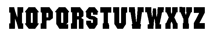 Iron Saddle Regular Font UPPERCASE
