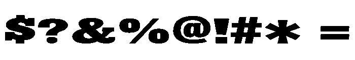 IronSlab Font OTHER CHARS