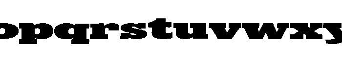 IronSlab Font LOWERCASE