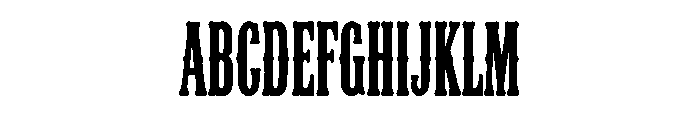 Ironborough Font UPPERCASE