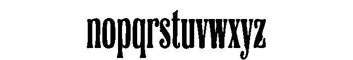 Ironborough Font LOWERCASE