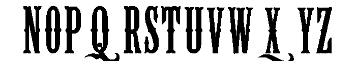 Ironchant Font UPPERCASE