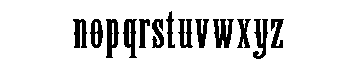 Ironchant Font LOWERCASE