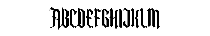 Ironglyph Font UPPERCASE