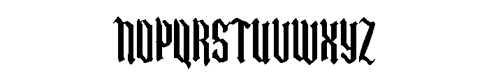 Ironglyph Font UPPERCASE