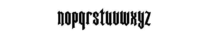 Ironglyph Font LOWERCASE
