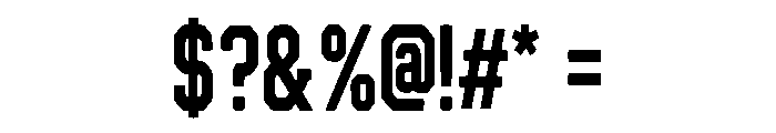Ironstate Font OTHER CHARS