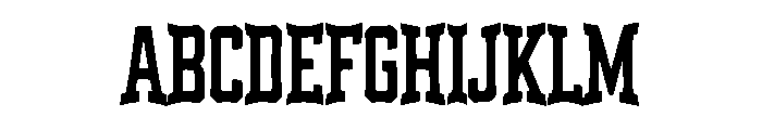 Ironstate Font UPPERCASE