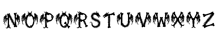 Irvian Regular Font LOWERCASE