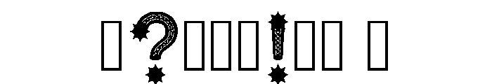Irvin Regular Font OTHER CHARS