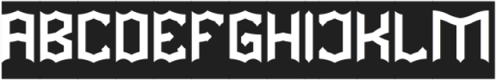 IRON MANUSCRIPT-Inverse otf (400) Font UPPERCASE
