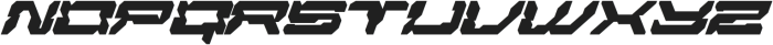 Ireon Cyberpunk Italic otf (400) Font UPPERCASE