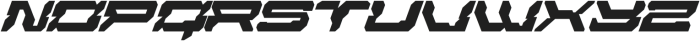 Ireon Cyberpunk Italic otf (400) Font LOWERCASE
