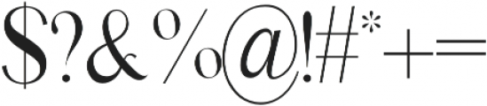 Iridescent Sans Serif otf (400) Font OTHER CHARS