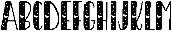 Iris Regular otf (400) Font UPPERCASE