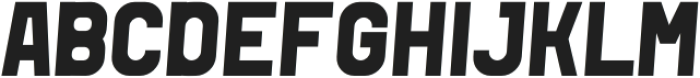 Iroganze Regular otf (400) Font UPPERCASE