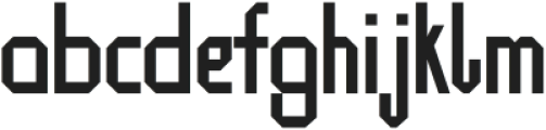 Iron-Punch Regular otf (400) Font LOWERCASE