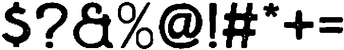 Iron Smith Regular otf (400) Font OTHER CHARS