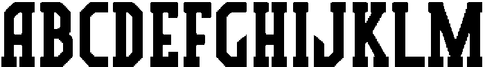 Ironclad Regular ttf (400) Font UPPERCASE