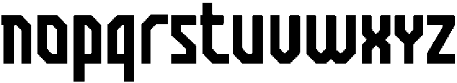 Ironclad Regular ttf (400) Font LOWERCASE
