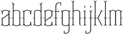 Irongate Light otf (300) Font LOWERCASE