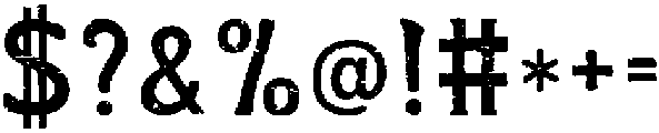 Ironmark Regular otf (400) Font OTHER CHARS