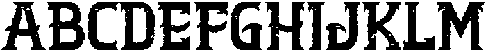 Ironmark Regular otf (400) Font UPPERCASE