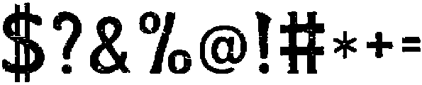 Ironmark Regular ttf (400) Font OTHER CHARS