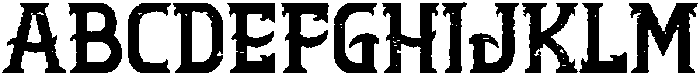 Ironmark Regular ttf (400) Font UPPERCASE