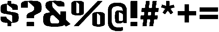 Ironmass Regular otf (400) Font OTHER CHARS