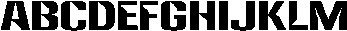 Ironmass Regular otf (400) Font UPPERCASE