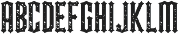 Ironpunch Gritty otf (400) Font UPPERCASE