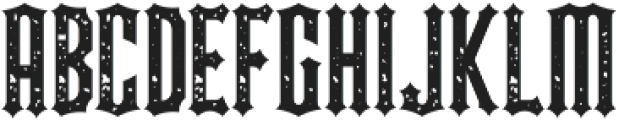 Ironpunch Gritty otf (400) Font LOWERCASE