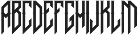 Ironspire otf (400) Font UPPERCASE