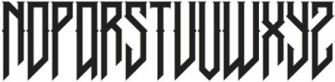 Ironspire otf (400) Font UPPERCASE