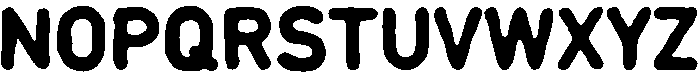 Ironstrike Rough ttf (400) Font LOWERCASE