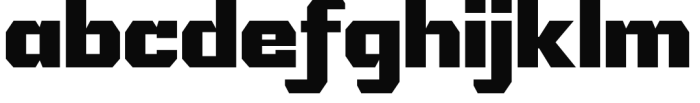 IronOn Black Regular Font LOWERCASE