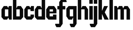 IronOn Gothic Regular Font LOWERCASE