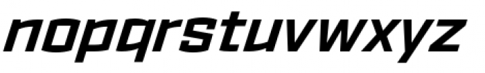 Ironstrike Bold Italic Font LOWERCASE