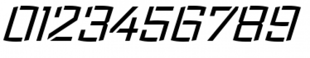 Ironstrike Stencil Regular Italic Font OTHER CHARS