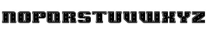 IronCladBoltedRaised SW Font LOWERCASE