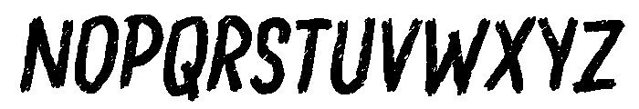 Ironi Font UPPERCASE